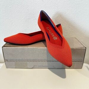 Rothy's The Point Flats in Persimmon, Size 7.5, New in Box